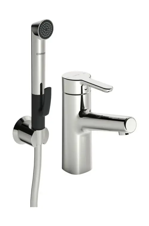 HANSA Einhebelmischer Waschtischbatterie HANSADESIGNO Style 5170 Ausladung 119 mm DN15 Chrom, 51702201, Artikel in Kategorie